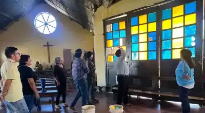 El agua lo arruinó todo: la capilla que lucha por no caerse y necesita ayuda urgente