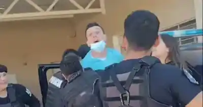 Médico se negó a atender a un detenido en Guaymallén y terminó forcejeando con la policía
