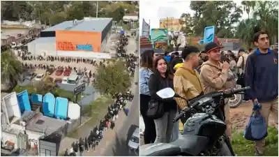 Una fila que no termina: ¿qué buscan cientos de personas en un frigorífico de Moreno?