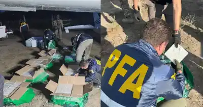 Aterrizó en un campo de Santa Fe, pero lo que llevaba adentro hizo que la DEA y la Federal cayeran de inmediato