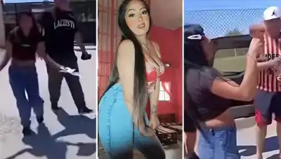 Salió de la cárcel y montó un festejo que no pasó desapercibido en la puerta del penal