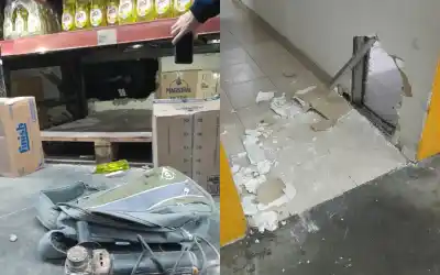 Asalto en Diarco: el boquete que casi les permitió llevarse todo