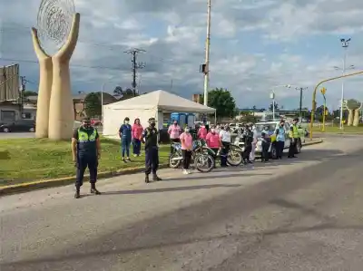Monteros habilitó su carpa sanitaria para peregrinos de la “Virgen del Valle”