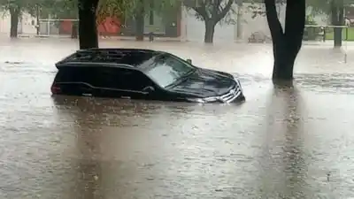 El tornado que arrasó Las Flores y lo que dejó el temporal en Buenos Aires