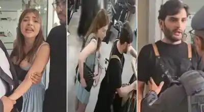 No le gustó su flequillo y lo atacó con un cuchillo: el video del momento exacto