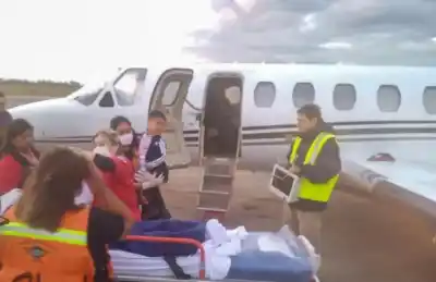 Un niño de 3 años fue trasladado de urgencia en un operativo aéreo: el motivo que conmueve