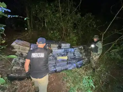 Cruzaron el río con un cargamento millonario: lo que encontró Prefectura al otro lado