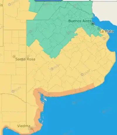 Alerta amarilla por viento en casi toda la Provincia: ráfagas de hasta 80 km/h