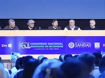 Kicillof en Córdoba: el respaldo de Daer y un duro mensaje contra Milei