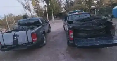Publicó cables en Facebook y la DIILE cayó en Luján: lo que encontraron en el patio no tenía precio