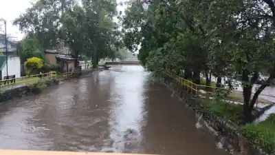 En Monteros, el arroyo y los ríos estuvieron cerca de desbordar