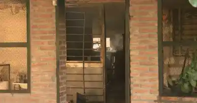 Estufa eléctrica desató el fuego: una nena de 6 años salvó a su familia en Baigorria