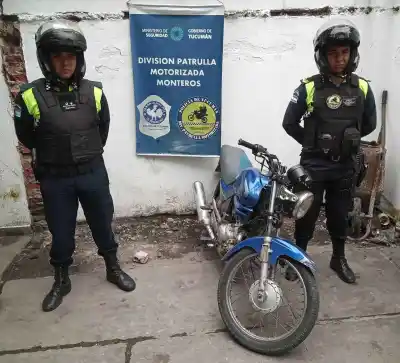 La Policía Motorizada de Monteros recupera moto robada