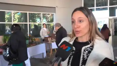 El detalle que escondía la feria saludable en la explanada de Salud