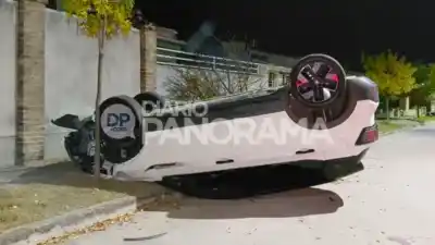 Impactó contra un árbol y un montículo de basura: lo que pasó después dejó a los vecinos sin palabras