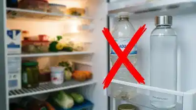 Guardás agua en la heladera con esta botella? Lo que dicen los expertos te va a hacer cambiar ahora mismo