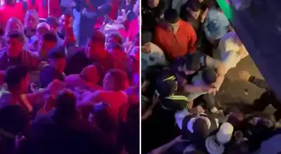 La noche de Ortigoza en un boliche terminó a los golpes: el video que muestra todo