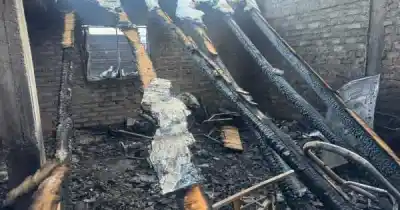 Incendio en Guaymallén: rescataron a dos menores mientras el fuego devoraba la casa