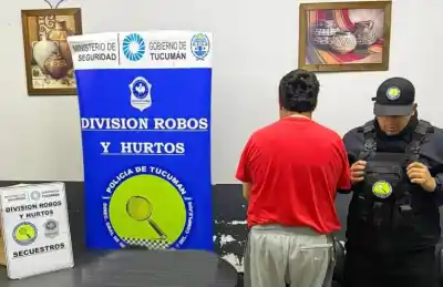 Usó a un menor como distracción para robar en un local del microcentro: lo que hallaron en su casa