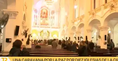 Caravana por la paz en Rosario: el emotivo pedido que une a diez parroquias del macrocentro