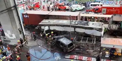 Tragedia en Bangkok: el choque que desató el caos y dejó múltiples víctimas