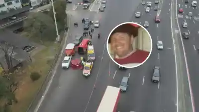 Revisaba su camioneta en la autopista y un conductor lo embistió: el desgarrador detalle del viaje con su hijo