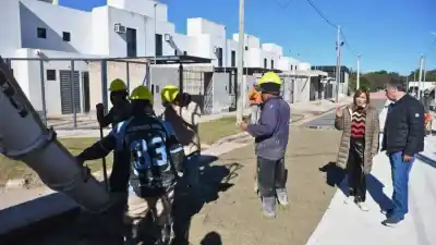 Avanzan con la pavimentación en un barrio clave y el detalle de las cuadras que ya están listas