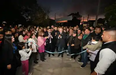 Osvaldo Jaldo inauguró obras en La Trinidad y dejó un anuncio que cambiará la vida de los jóvenes
