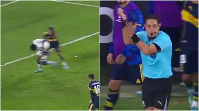 Polémica en la Bombonera: el gol que le anularon a Merentiel y el penal que no cobraron