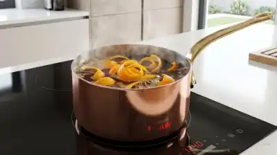 Herví café usado con cáscaras de naranja y el secreto que pocos conocen para eliminar el olor a encierro