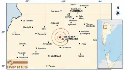 Temblor en Catamarca: el dato que alertó al sur tucumano