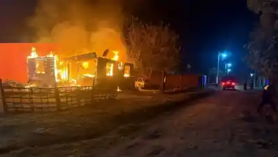 Una casa de madera se incendió en Lastenia y un nene de 5 años no pudo escapar