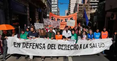 Marcha por la salud en Rosario: el recorrido que paralizará el centro este miércoles
