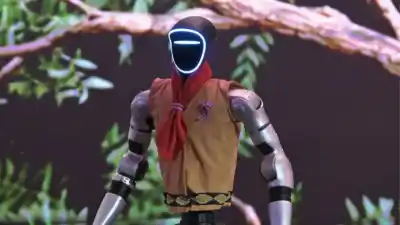 Apareció en el evento y sorprendió a todos: el robot que bailó folklore y zapateó como un santiagueño