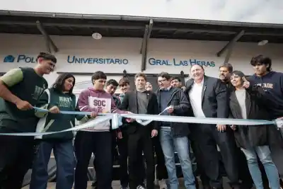 Inauguraron un nuevo Polo Universitario en General Las Heras y Kicillof apuntó contra Milei: “Recorta los presupuestos para la educación superior”