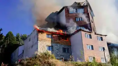 Perdió su hotel en un incendio, pero ya tiene un plan que nadie esperaba