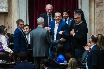 Diputado fue a buscar a un colega a su banca y Menem tuvo que poner orden