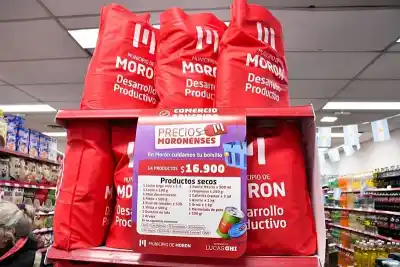 Lanzan canastas de 14 productos secos por $16.900 y 11 de limpieza por $14.900 en Morón