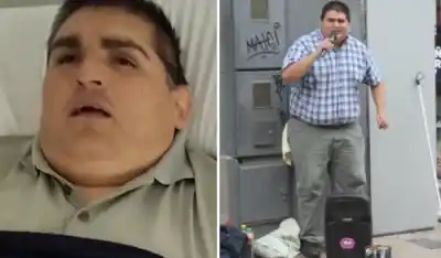 La historia de Lorenzo Alderete, el artista ciego de la peatonal que hoy pide ayuda desde un hospital