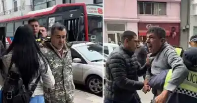 Lo acusó de rozarle el auto con la bici y le disparó a quemarropa en pleno centro