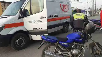Iban en aparente estado ebriedad y se cayeron de la moto en Monteros