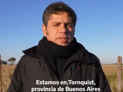 Axel Kicillof desafió a Milei desde una ciudad que marcó 4 grados: el video que expone el drama de 5 millones de bonaerenses