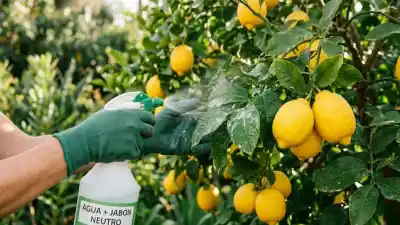 El truco casero que usan los jardineros para salvar al limonero de las plagas