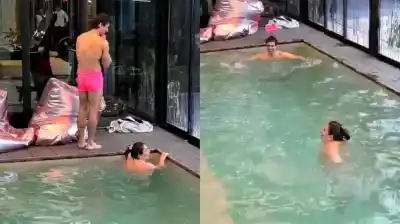 Pincoya y JC se metieron desnudos a la pileta de Gran Hermano y lo que pasó después dejó a todos sin palabras