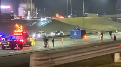 Iba en bicicleta, no logró frenar y lo que pasó después conmocionó a todos en Panamericana