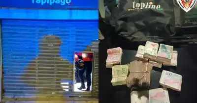 Cortaron la luz y entraron a un Rapipago: el insólito botín que encontraron los policías