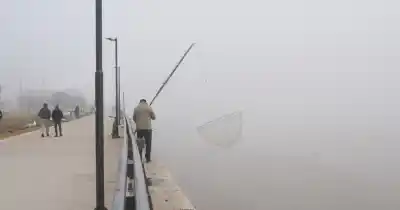 La niebla violeta transformó Rosario: postales fantasmagóricas que no vas a creer