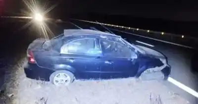 Se le reventó un neumático en plena ruta y lo que pasó después dejó a todos helados