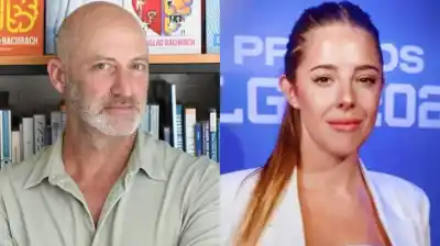 Apareció en el estudio con una torta y dejó a todos helados: el insólito regalo de Estanislao Bachrach a Nati Jota