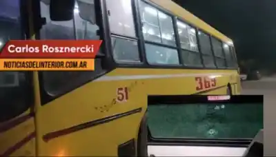 Balearon un colectivo con pasajeros de la línea 369 en el Sur Tucumano